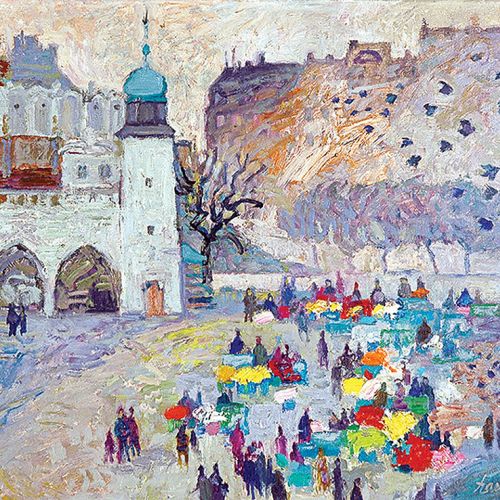 Rynek Krakowski , II poł. lat 80. Jan Szancenbach - profesor na wirażu