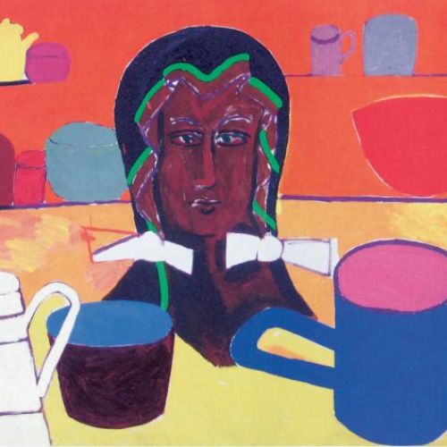 Ryszard Grzyb Matka Boska z kokardkami , 1990 r.