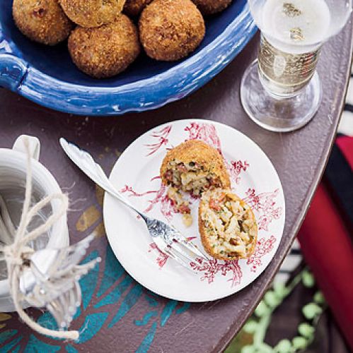 Ryżowe kuleczki z chorizo. Letnie przysmaki