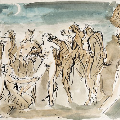 Sabat czarownic. Antoni Uniechowski