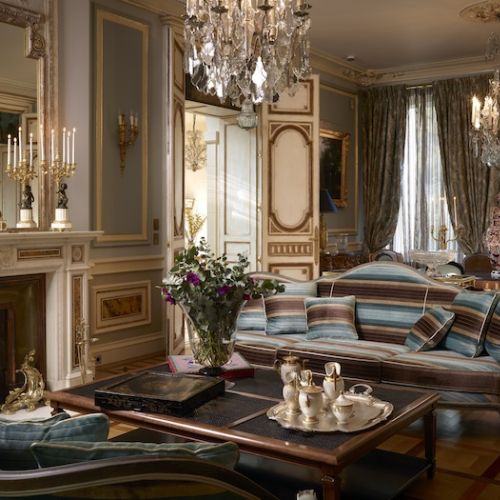 Francuski salon w kolorze