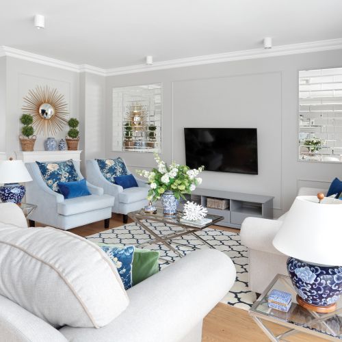 salon w stylu hampton