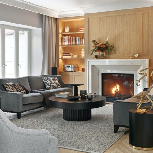 salon styl modernistyczny i art deco