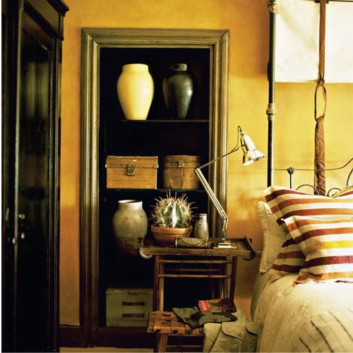 Dom w stylu kolonialnym - sypialnia