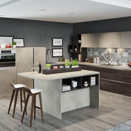 Ściana nad blatem w kuchni - 5 pomysłów na aranżację