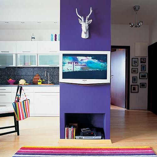 Ścianka zaprojektowana specjalnie pod telewizor.