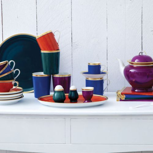 Serwis śniadaniowy Colour. Kolorowa porcelana