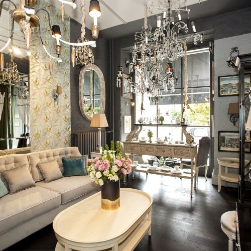 Francuski salon w kolorze