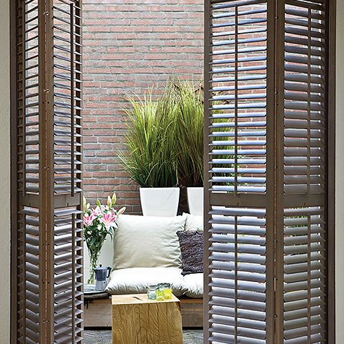 Shuttersy Primewood z litego drewna, od 2100 zł/m, Jasno Shutters