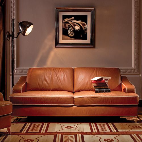 Skórzana do męskiego gabinetu, KLER. Miejsce do czytania