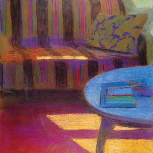 Sofa , Pastel Grzegorza Morycińskiego