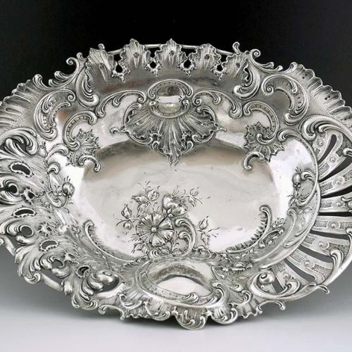 Srebrna patera, Edward Friedman, ok. 1900 r., Wiedeń