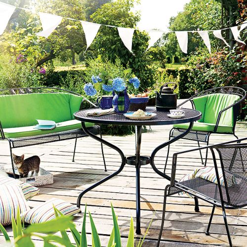 jak urządzić taras na lato, meble i aranżacje