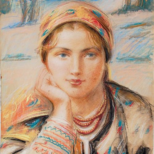 Stanisław Górski, Młoda góralka , cw 6900 zł, Rynek Sztuki, Łódź