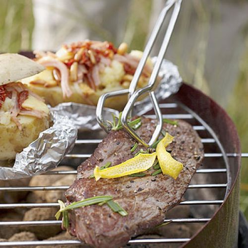 Stek z polędwicy z sosem z sera pleśniowego