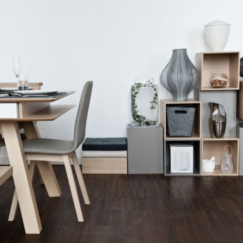 Zimowa aranżacja stołu