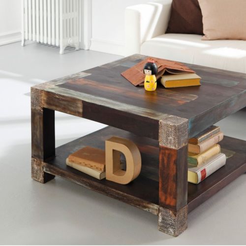 Stolik kawowy Goa II od Wolf Meble sprawdzi się w salonach w stylu orientalnym. Dostępny także w dłuższej wersji (Goa I)