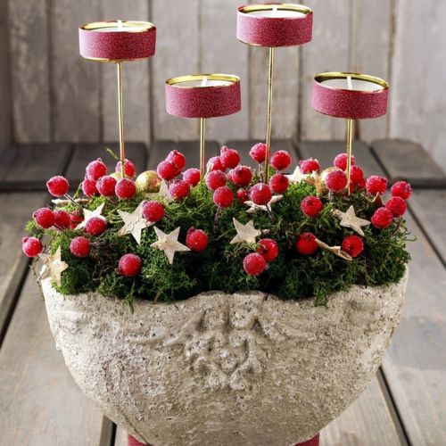 adwentowe dekoracje – pomysły na bożonarodzeniowe stroiki