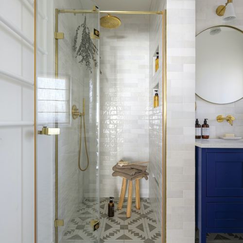 styl modern farmhouse łazienka