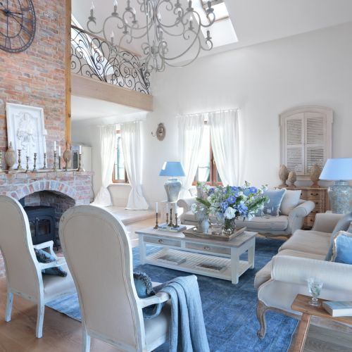 salon w stylu francuskim