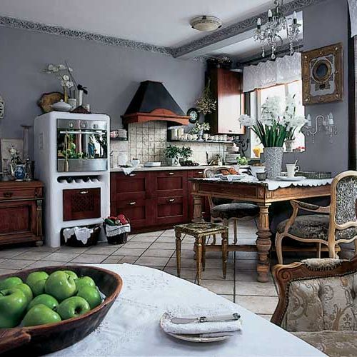 Styl rustykalny: szarości, przecierki, meble ze przeszłością – oto przepis na mieszkanie po francusku .