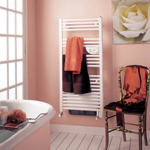 Suszarka łazienkowa elektryczna z możliwością pracy w sieci c.o., stal Inox, 1347 zł. ATLANTIC POLSKA