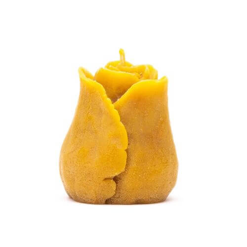 naturalne świece z wosku pszczelego