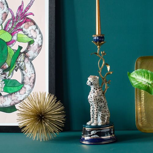 Świecznik dekoracyjny Leopard, Audenza