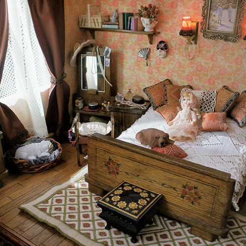 Sypialnia panny Julii i jej ukochanych psiaków.