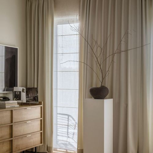 styl modern country sypialnia