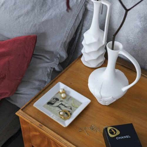 sypialnia w stylu loft dekoracje dodatki
