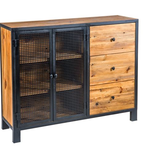 szafka ze starego drewna