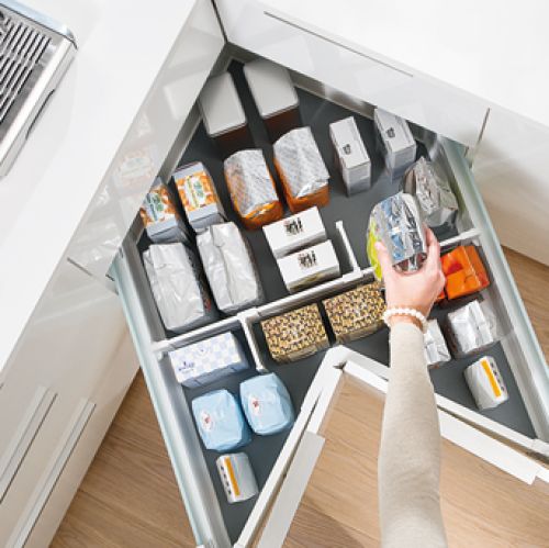 Pomysłowe rozwiązanie do małych kuchni