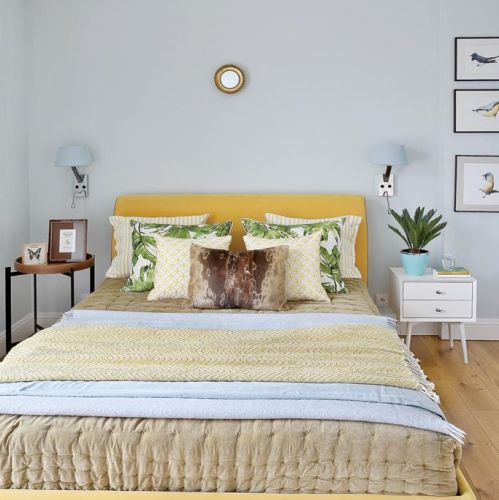 Fot. Aneta Tryczyńska. Szara sypialnia - inspiracje, dodatki, aranżacje