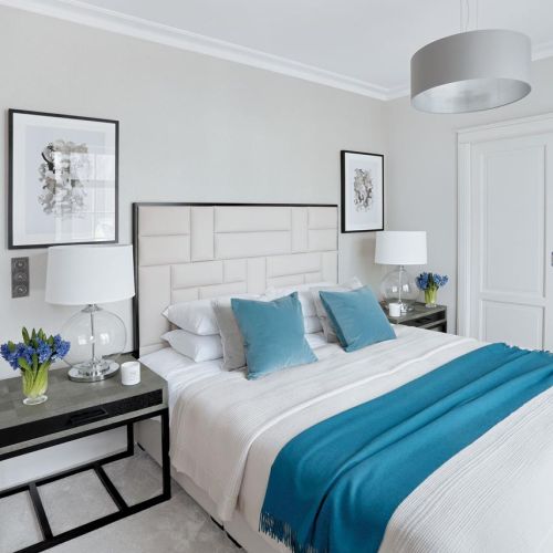 Fot. Aneta Tryczyńska. Szara sypialnia - inspiracje, dodatki, aranżacje