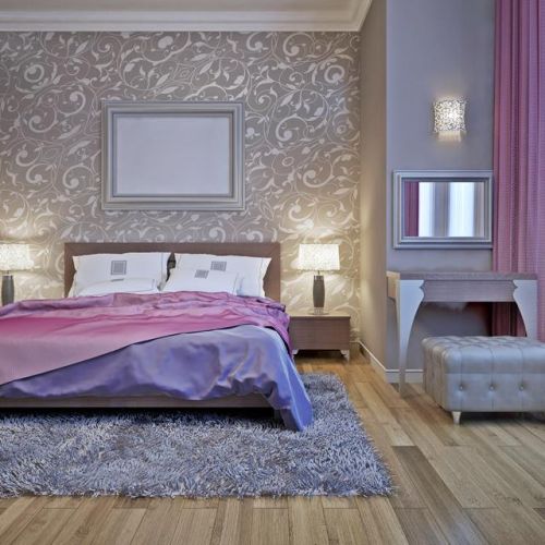 Fot. Shutterstock. Szara sypialnia - inspiracje, dodatki, aranżacje