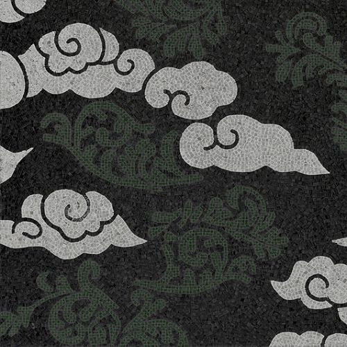 Szare chmurki, zakręcone niczym rogi liczonych przed snem baranów, to znak rozpoznawczy jesienno-zimowej kolekcji Bisazzy.