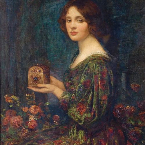 Szkatułka na biżuterię , Thomas Edwin Mostyn