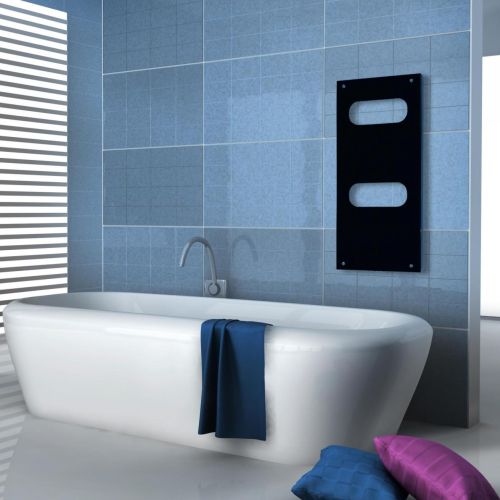 Szklany grzejnik dekoracyjny do pokoju i łazienki