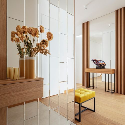 hol przedpokój w eleganckim apartamencie