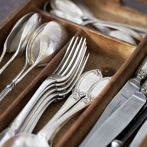 Sztućce dostały trochę fajnego życia, bo są używane na co dzień.