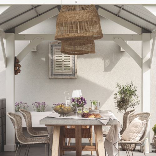 aranżacja tarasu w domu architektki wnętrz Mai Różańskiej