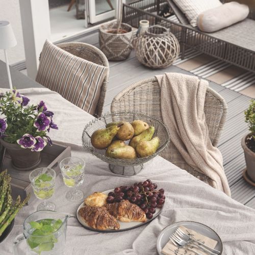 aranżacja tarasu w domu architektki wnętrz Mai Różańskiej