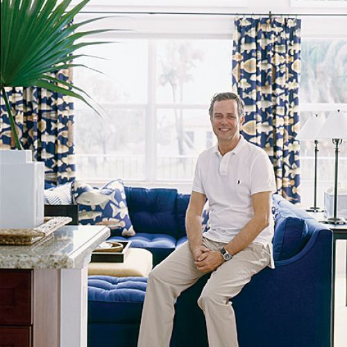 T. Keller Donovan. Śródziemnomorska willa w błękitach