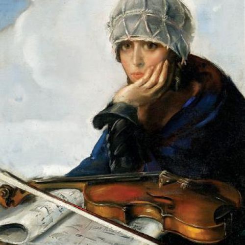 Tadeusz Pruszkowski Melancholia , 1925 r., Muzeum Narodowe w Warszawie, fot. Piotr Ligier.