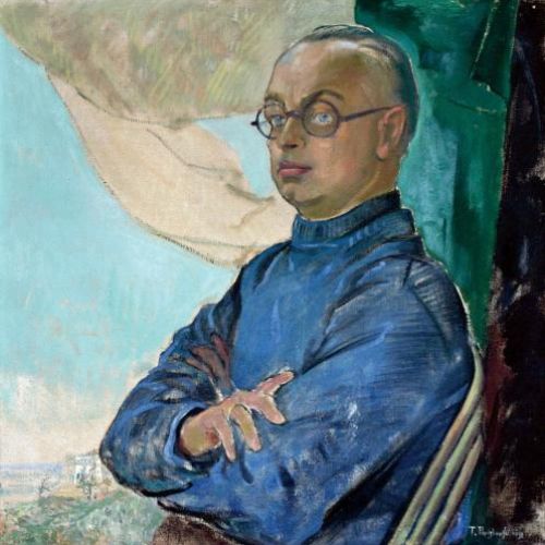 Tadeusz Pruszkowski Portret profesora Lecha Niemojewskiego , 1938 r., wł. Muzeum Nadwiślańskie w Kazimierzu Dolnym.