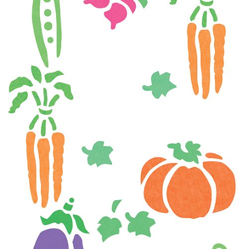 Tak będą wyglądały warzywa ze wzoru.