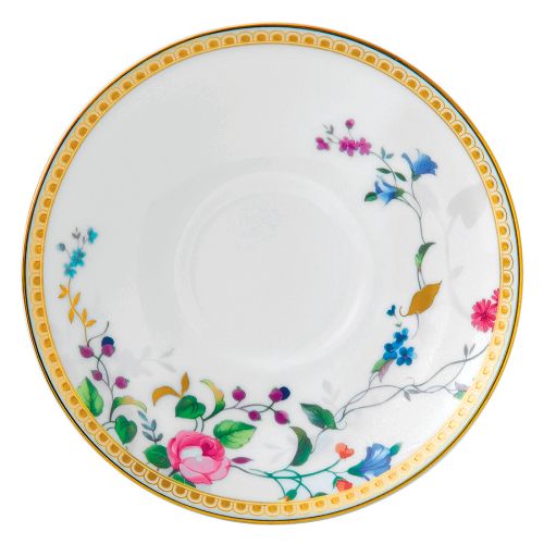 Talerz idealny na wiosenny stół. Ręcznie dekorowany talerz deserowy, 35 cm średnicy, 96 zł, VILLA ITALIA