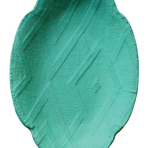 Talerz z odciśniętym wzorem starej tkaniny, littleowl.eu