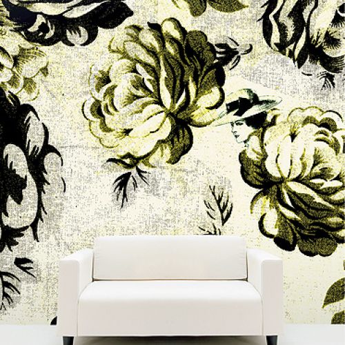 Tapeta Hattmakagatan. Retro wzory Lisy Bengtsson